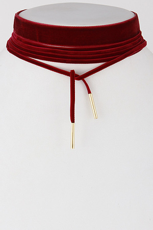 Fashionable Wrap Choker Necklace 6KBC1